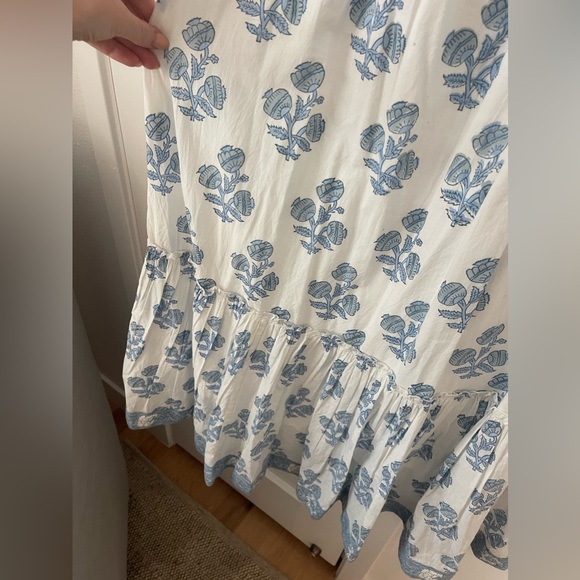 Madison Mathews Paloma Maxi Dress in Blue Floral (S) - Picture 5 of 5